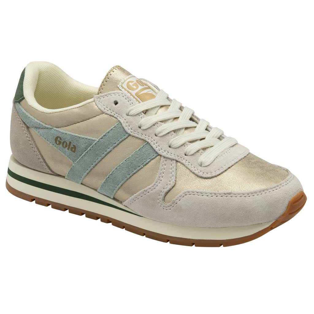 Gola Classics Daytona Blaze Sneakers Dorados Verdes Mexico | NGE-327896