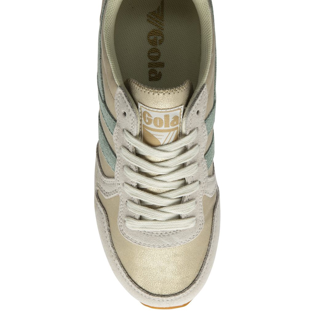 Gola Classics Daytona Blaze Sneakers Dorados Verdes Mexico | NGE-327896