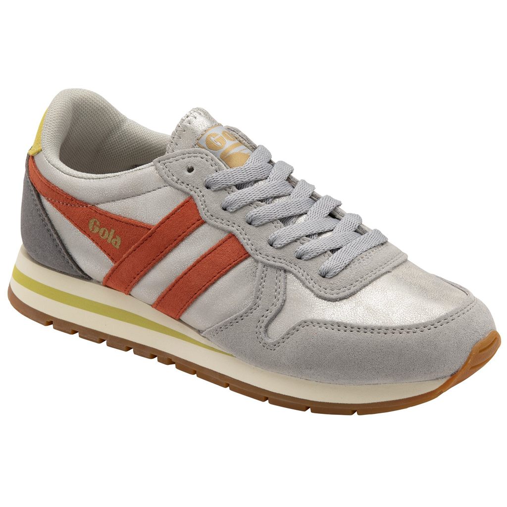 Gola Classics Daytona Blaze Sneakers Plateados Coral Mexico | HWK-146507