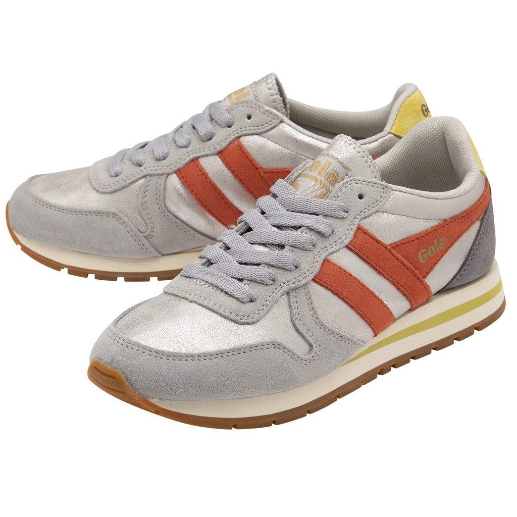 Gola Classics Daytona Blaze Sneakers Plateados Coral Mexico | HWK-146507