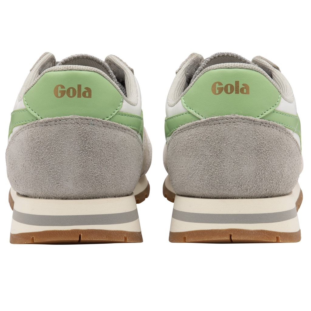 Gola Classics Daytona Chute Sneakers Blancos Grises Claro Verdes Mexico | HFZ-309621