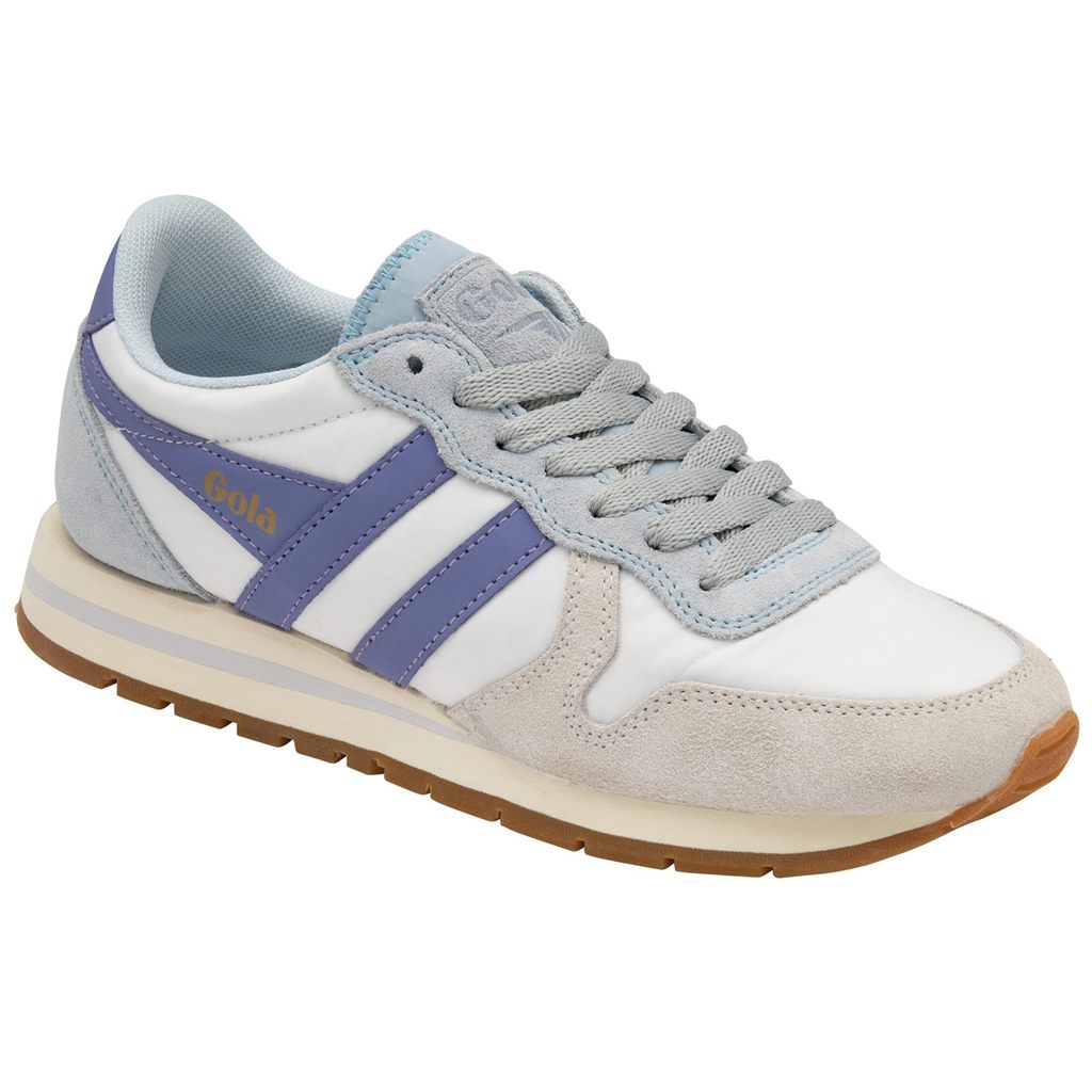 Gola Classics Daytona Chute Sneakers Blancos Azules Lavanda Mexico | GAP-351286
