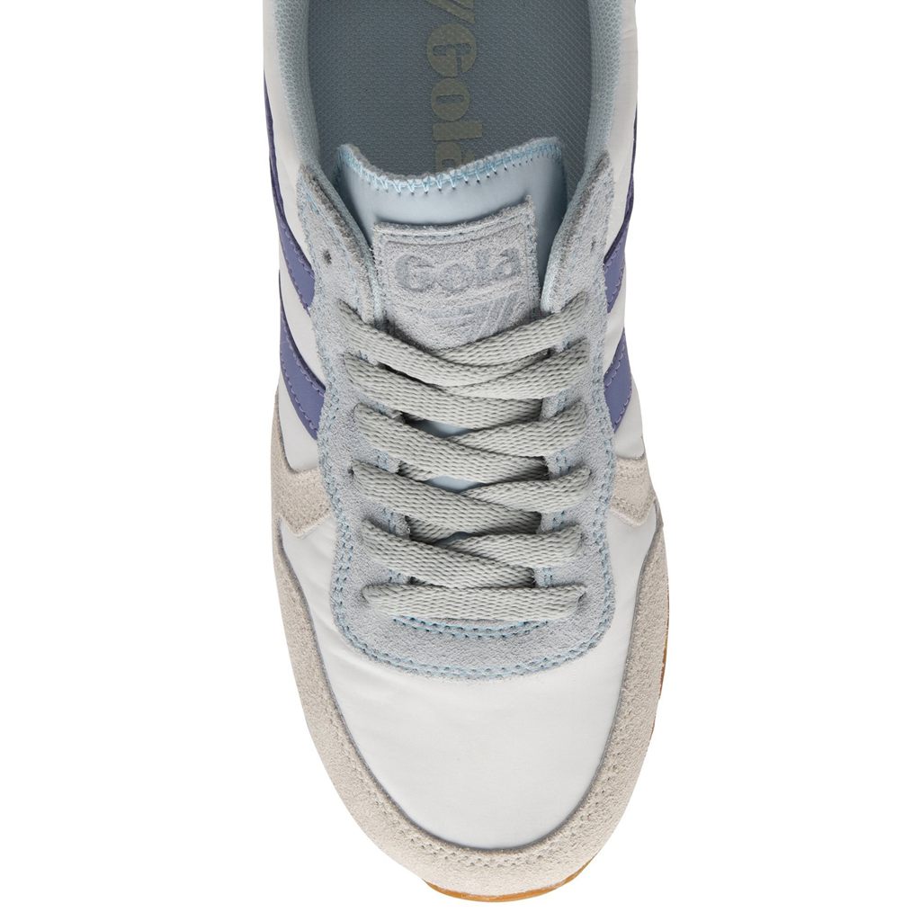 Gola Classics Daytona Chute Sneakers Blancos Azules Lavanda Mexico | GAP-351286