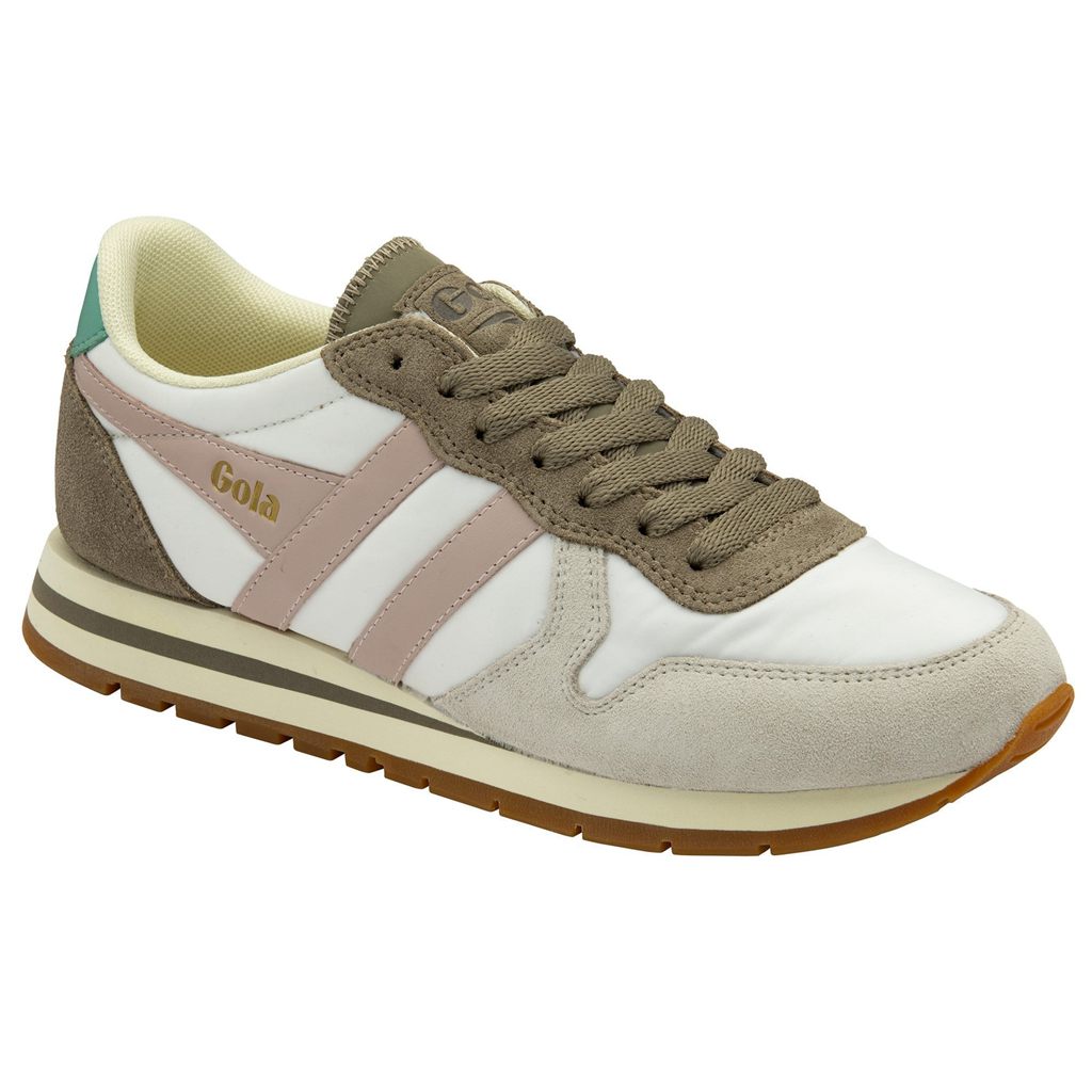 Gola Classics Daytona Chute Sneakers Blancos Rosas Mexico | XZY-540689