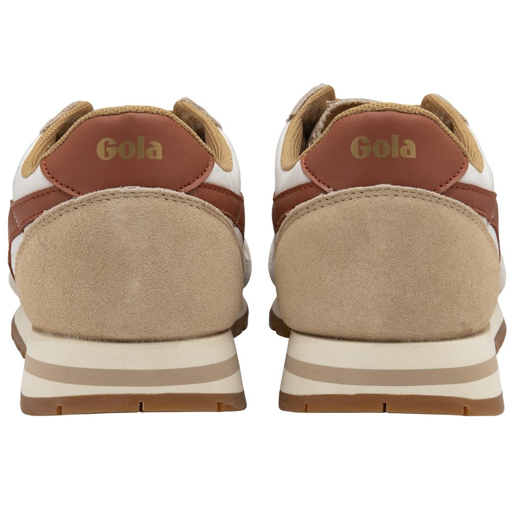 Gola Classics Daytona Chute Sneakers Blancos Naranjas Mexico | QKO-960458