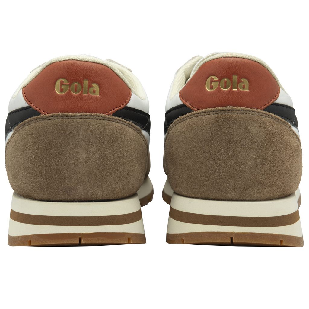 Gola Classics Daytona Chute Sneakers Blancos Negros Mexico | WMC-892317