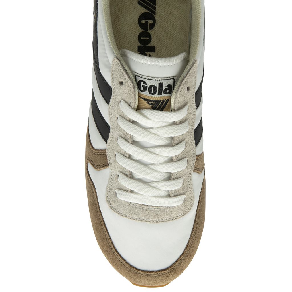Gola Classics Daytona Chute Sneakers Blancos Negros Mexico | WMC-892317