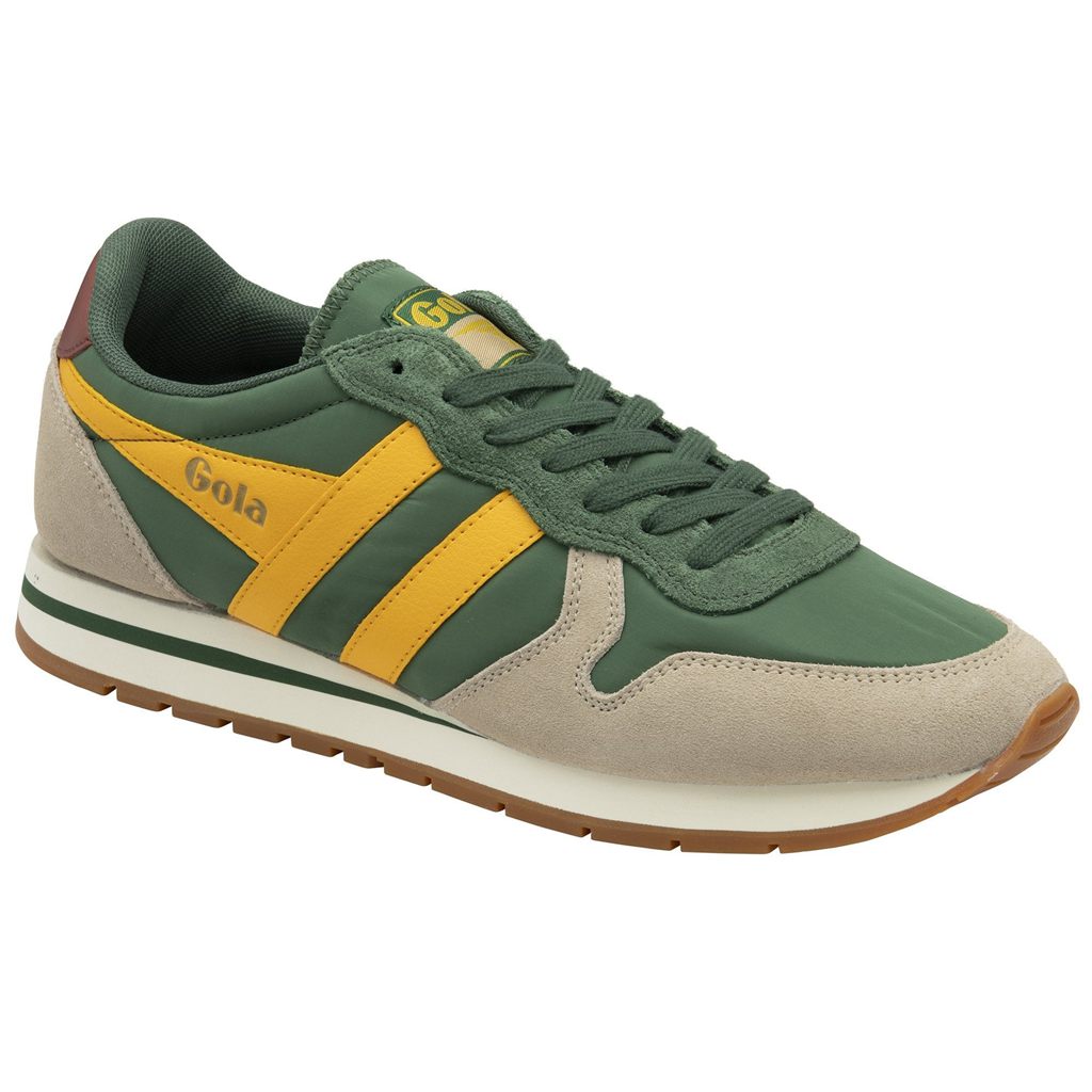 Gola Classics Daytona Chute Sneakers Evergreen Bone Sun Mexico | BLC-387625