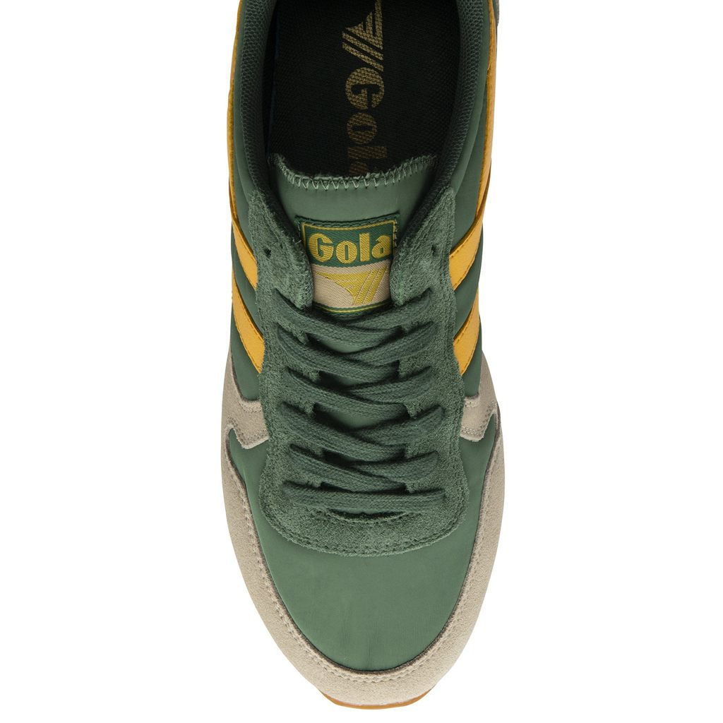 Gola Classics Daytona Chute Sneakers Evergreen Bone Sun Mexico | BLC-387625