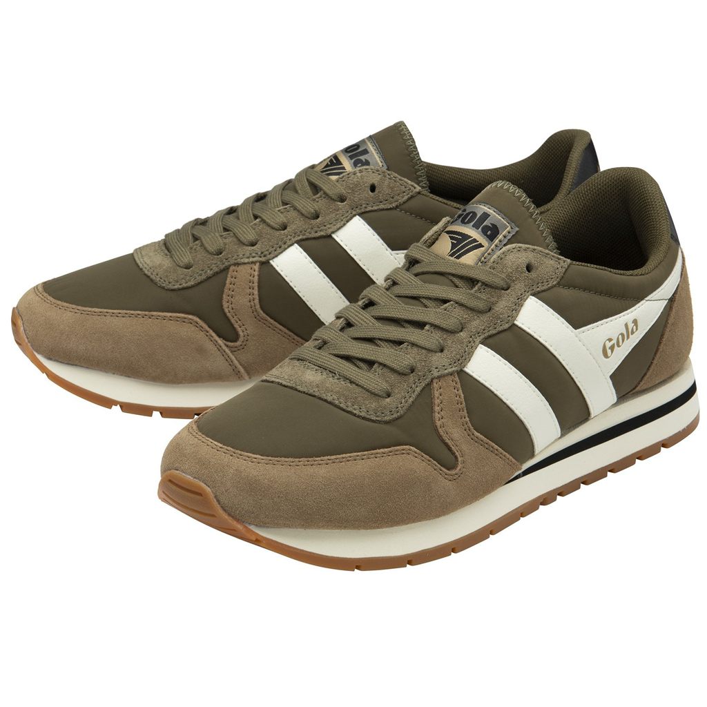 Gola Classics Daytona Chute Sneakers Kaki Blancos Mexico | RUK-342651