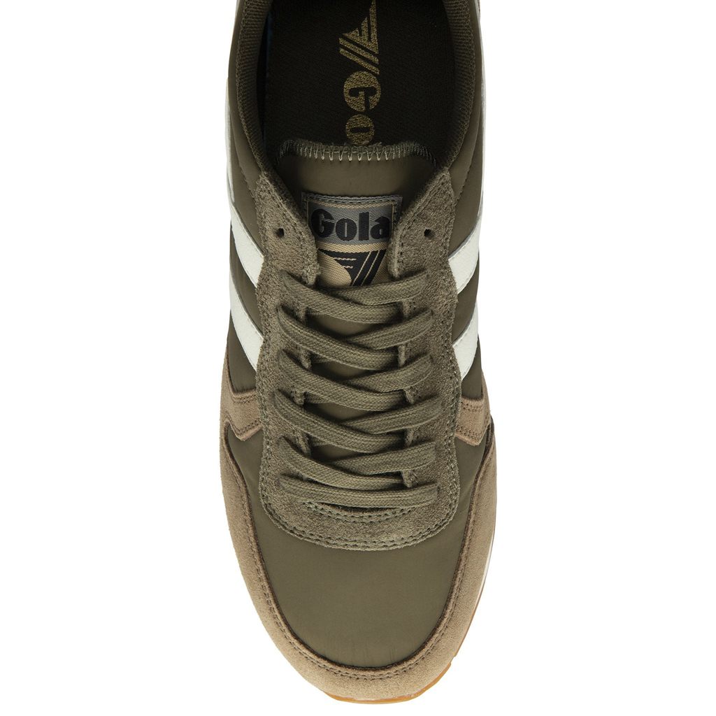Gola Classics Daytona Chute Sneakers Kaki Blancos Mexico | RUK-342651