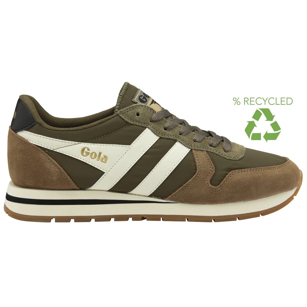 Gola Classics Daytona Chute Sneakers Kaki Blancos Mexico | RUK-342651