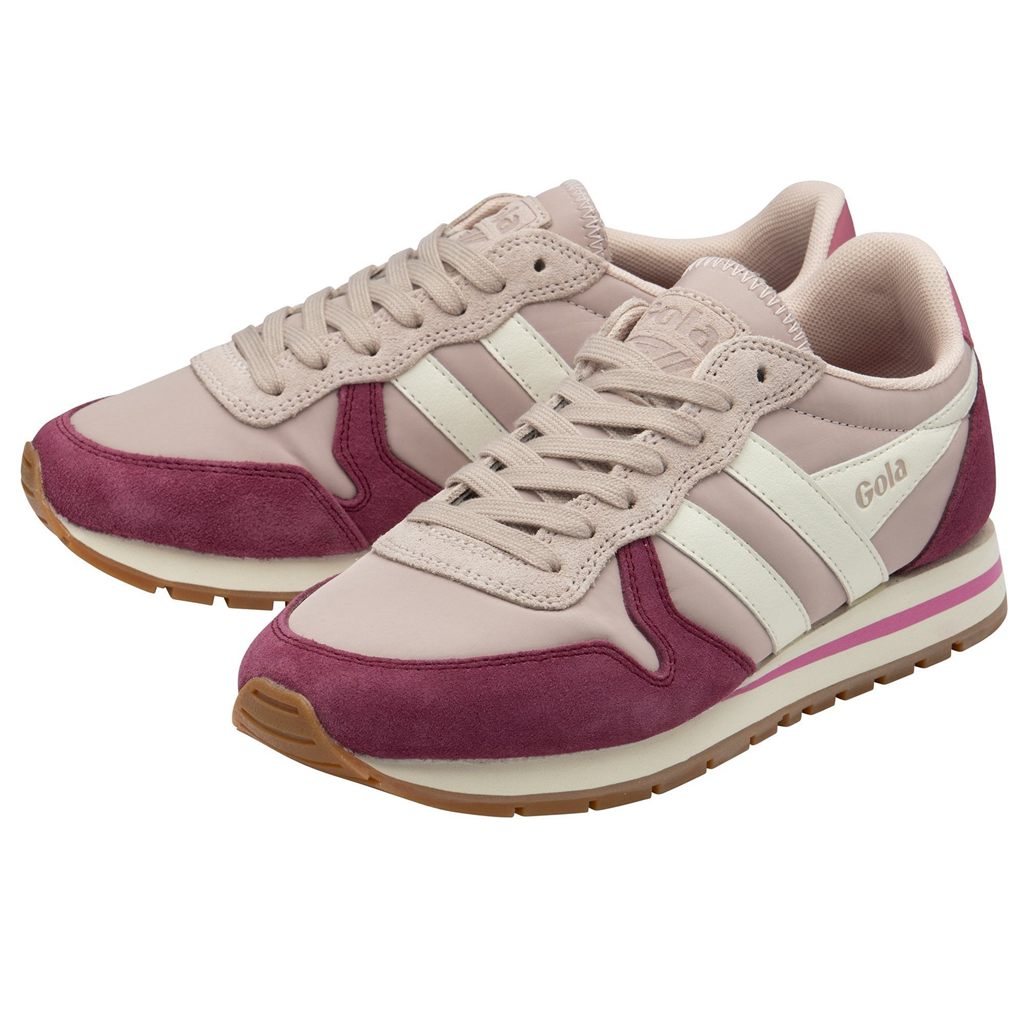 Gola Classics Daytona Chute Sneakers Rosas Blancos Mexico | LHJ-152704