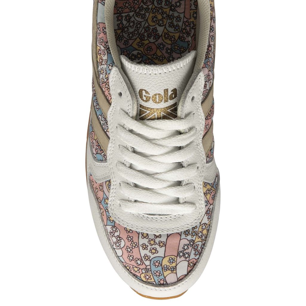Gola Classics Daytona LBTY CP Sneakers Blancos Dorados Mexico | HYJ-651472