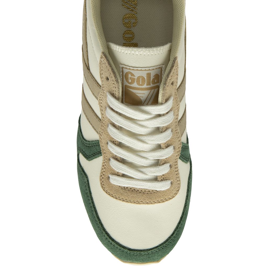 Gola Classics Daytona Quadrant Sneakers Blancos Dorados Mexico | UIT-745962