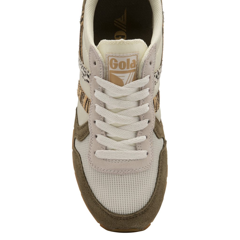 Gola Classics Daytona Safari Sneakers Blancos Kaki Mexico | XBT-523097