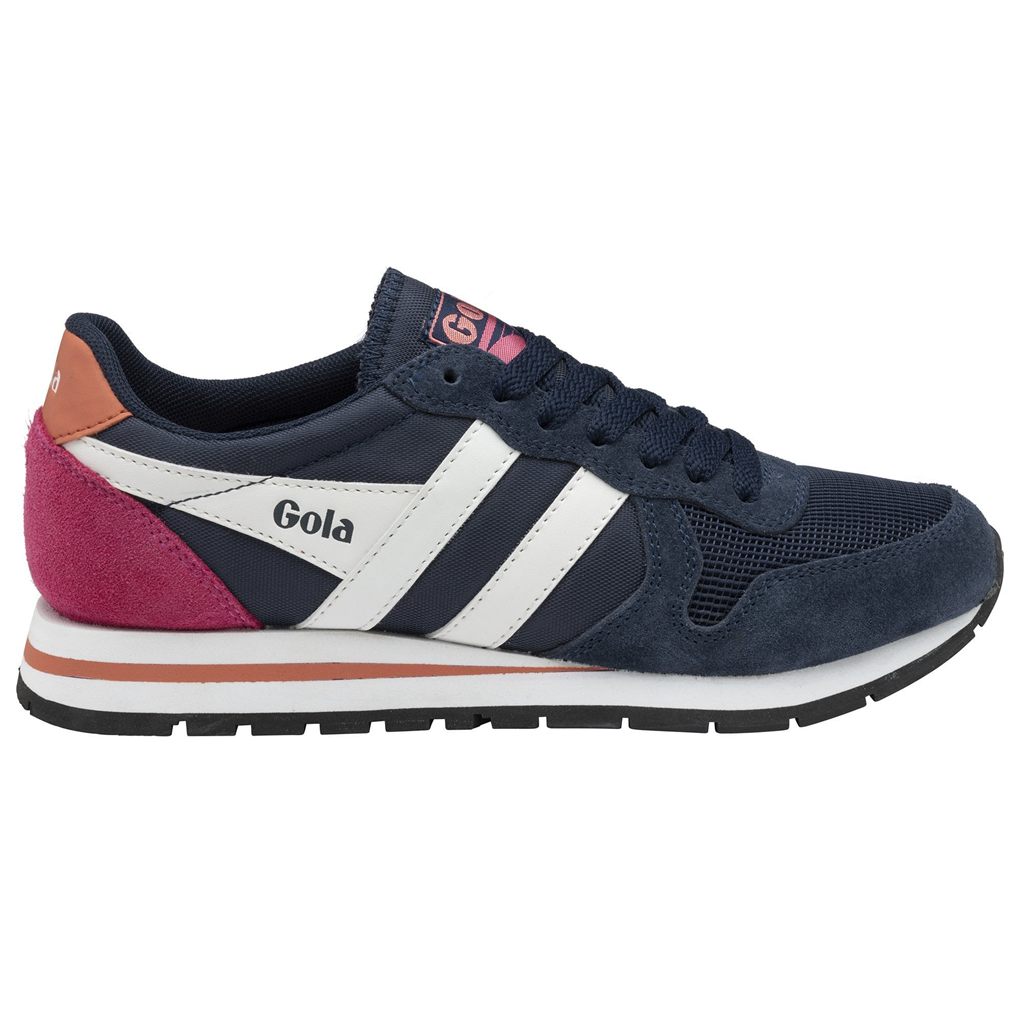 Gola Classics Daytona Sneakers Azul Marino Blancos Coral Mexico | WIB-428915