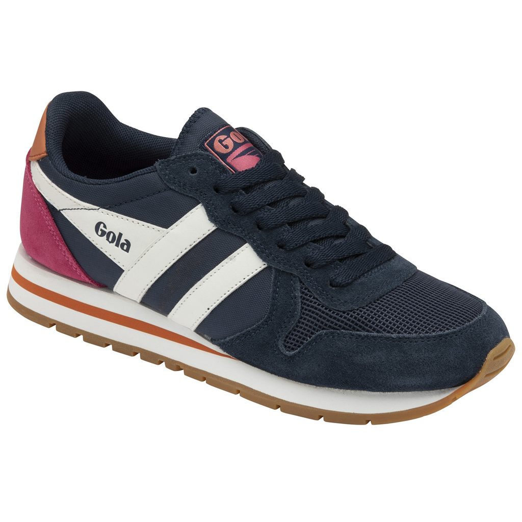 Gola Classics Daytona Sneakers Azul Marino Blancos Coral Mexico | WIB-428915