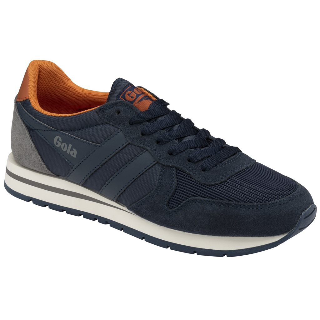 Gola Classics Daytona Sneakers Azul Marino Naranjas Mexico | OVY-217639