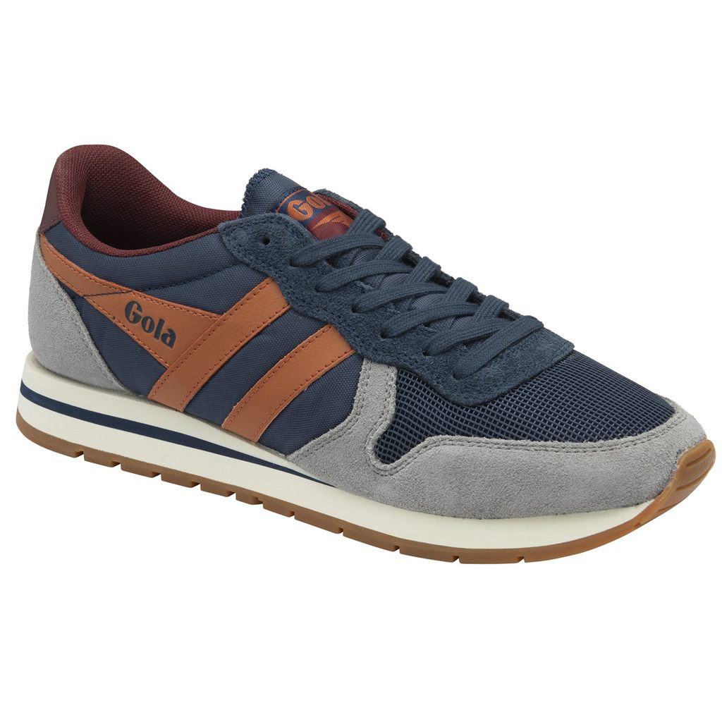 Gola Classics Daytona Sneakers Azul Marino Naranjas Mexico | BCW-196453