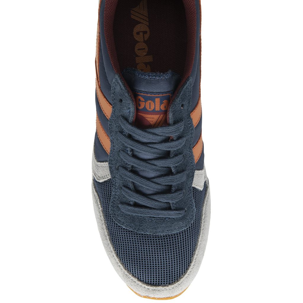 Gola Classics Daytona Sneakers Azul Marino Naranjas Mexico | BCW-196453