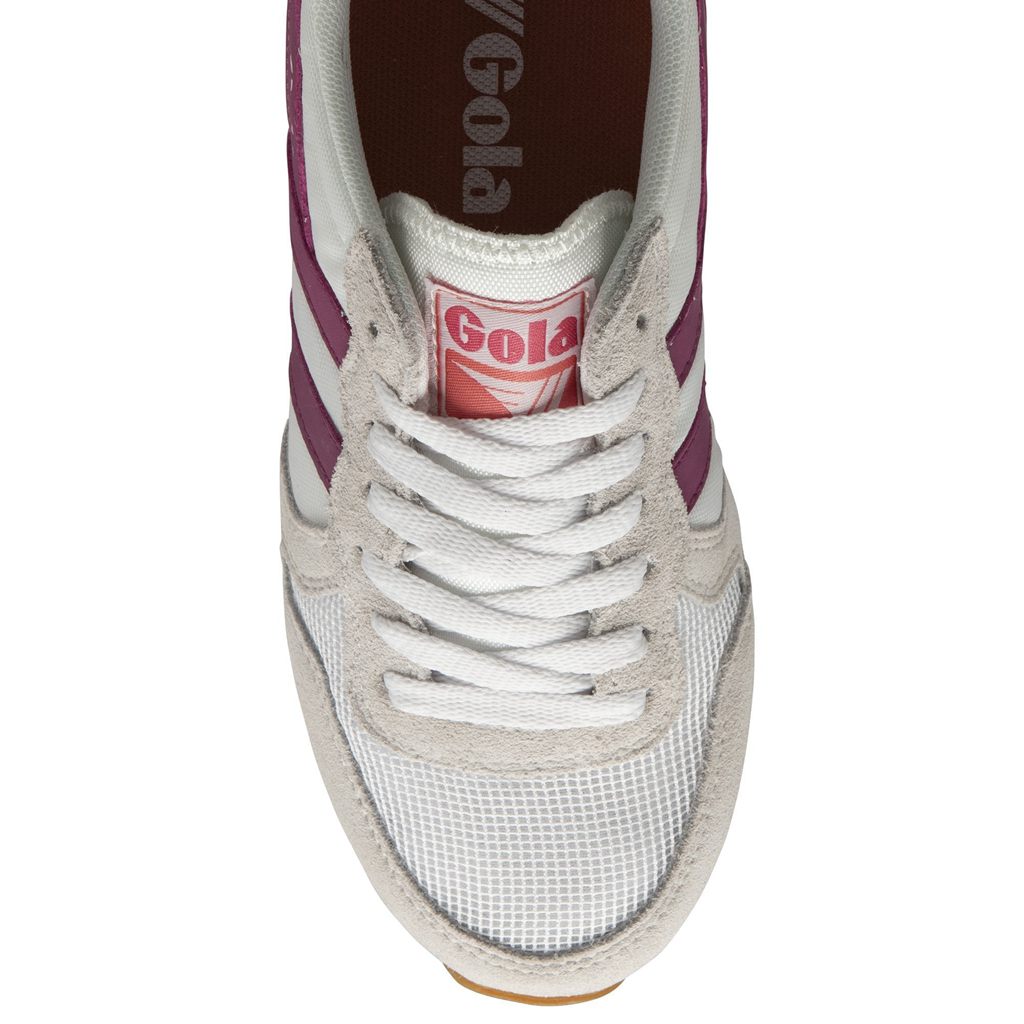 Gola Classics Daytona Sneakers Blancos Fucsia Azules Mexico | VTZ-790354