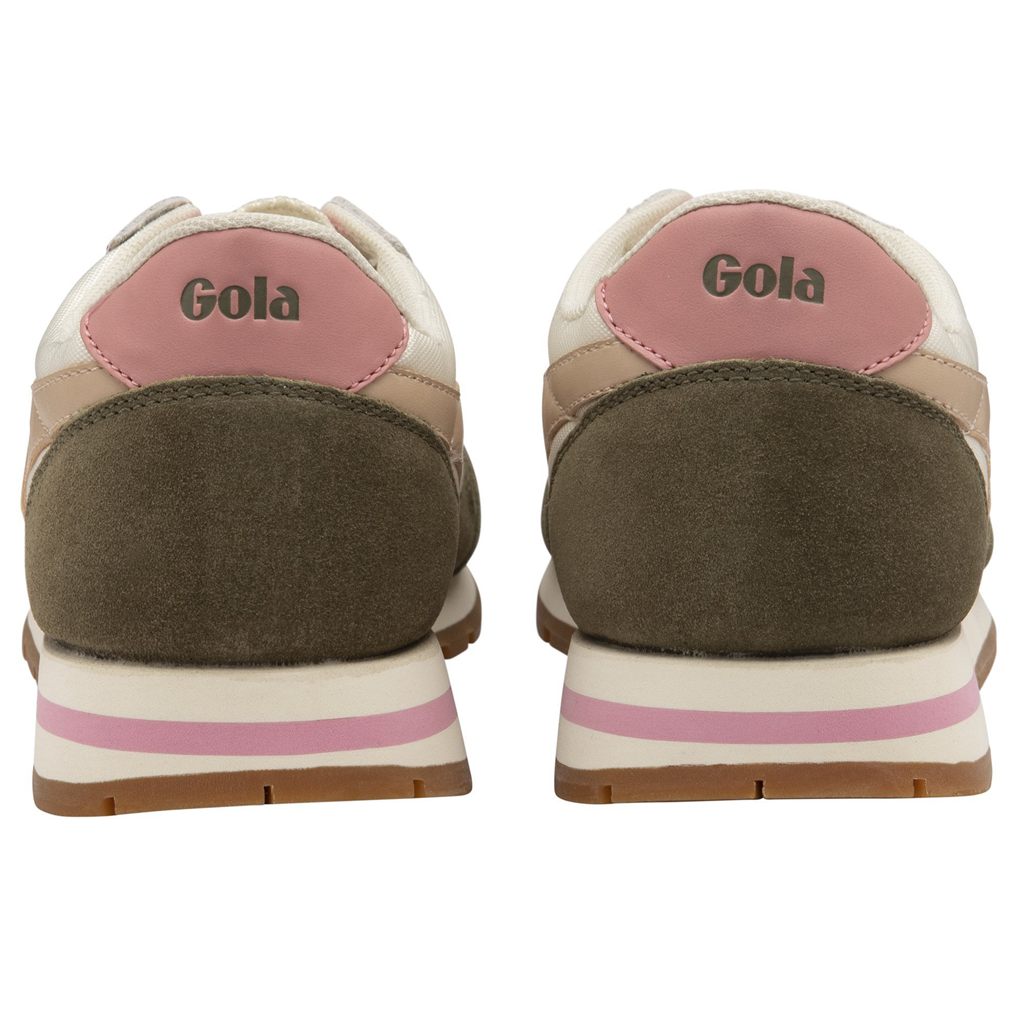 Gola Classics Daytona Sneakers Blancos Kaki Rosas Mexico | DYZ-697341