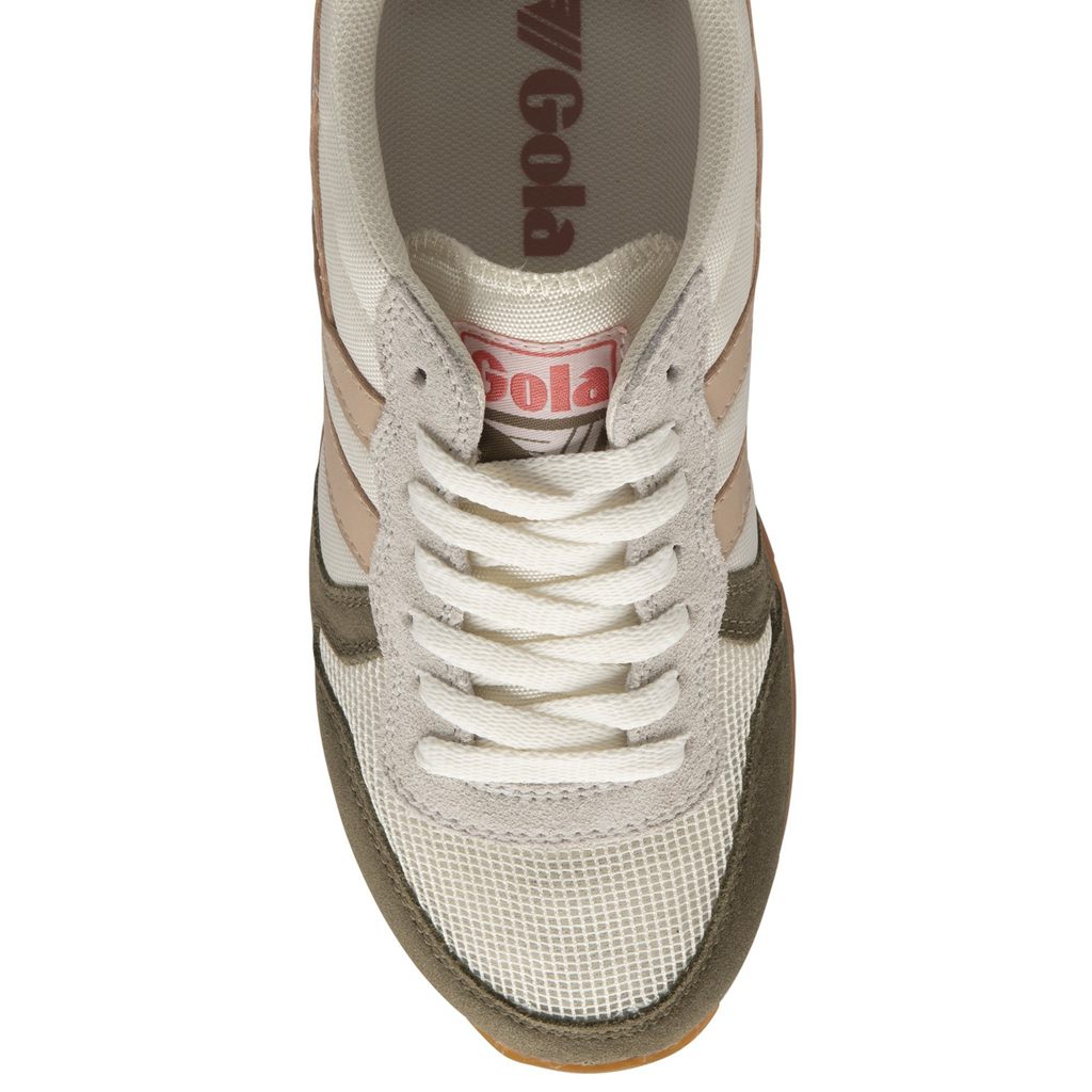 Gola Classics Daytona Sneakers Blancos Kaki Rosas Mexico | DYZ-697341