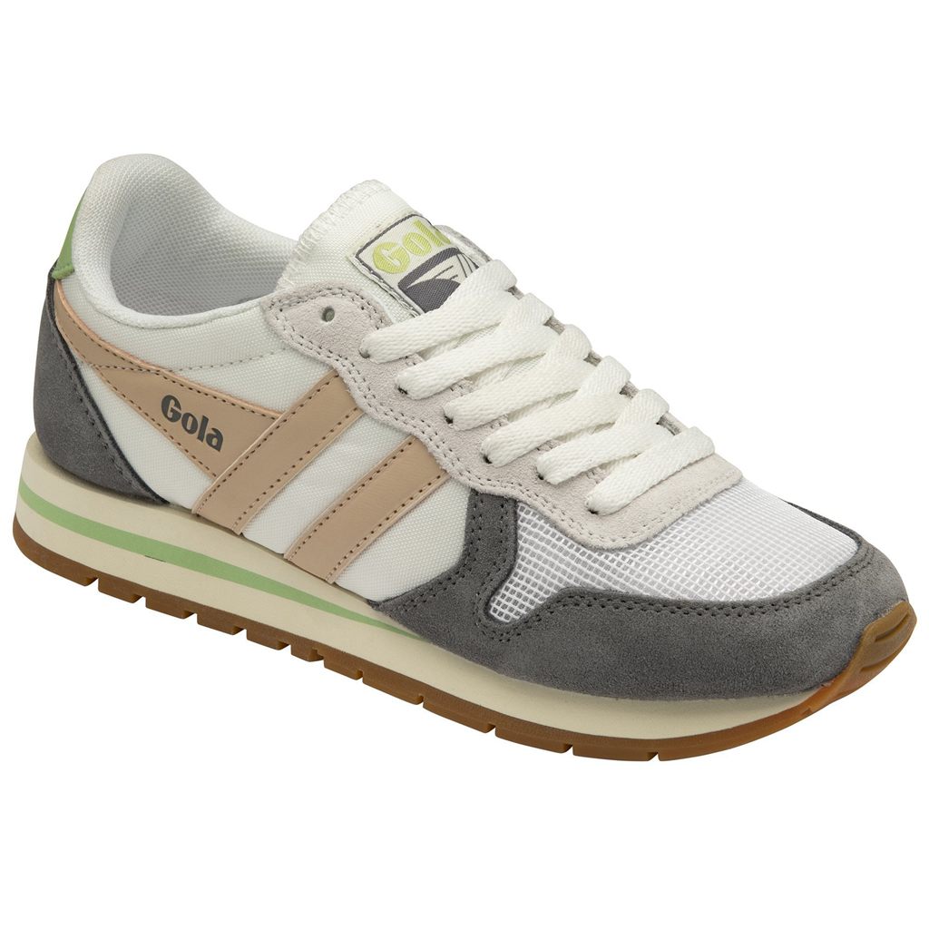 Gola Classics Daytona Sneakers Blancos Rosas Verdes Mexico | YAS-310852