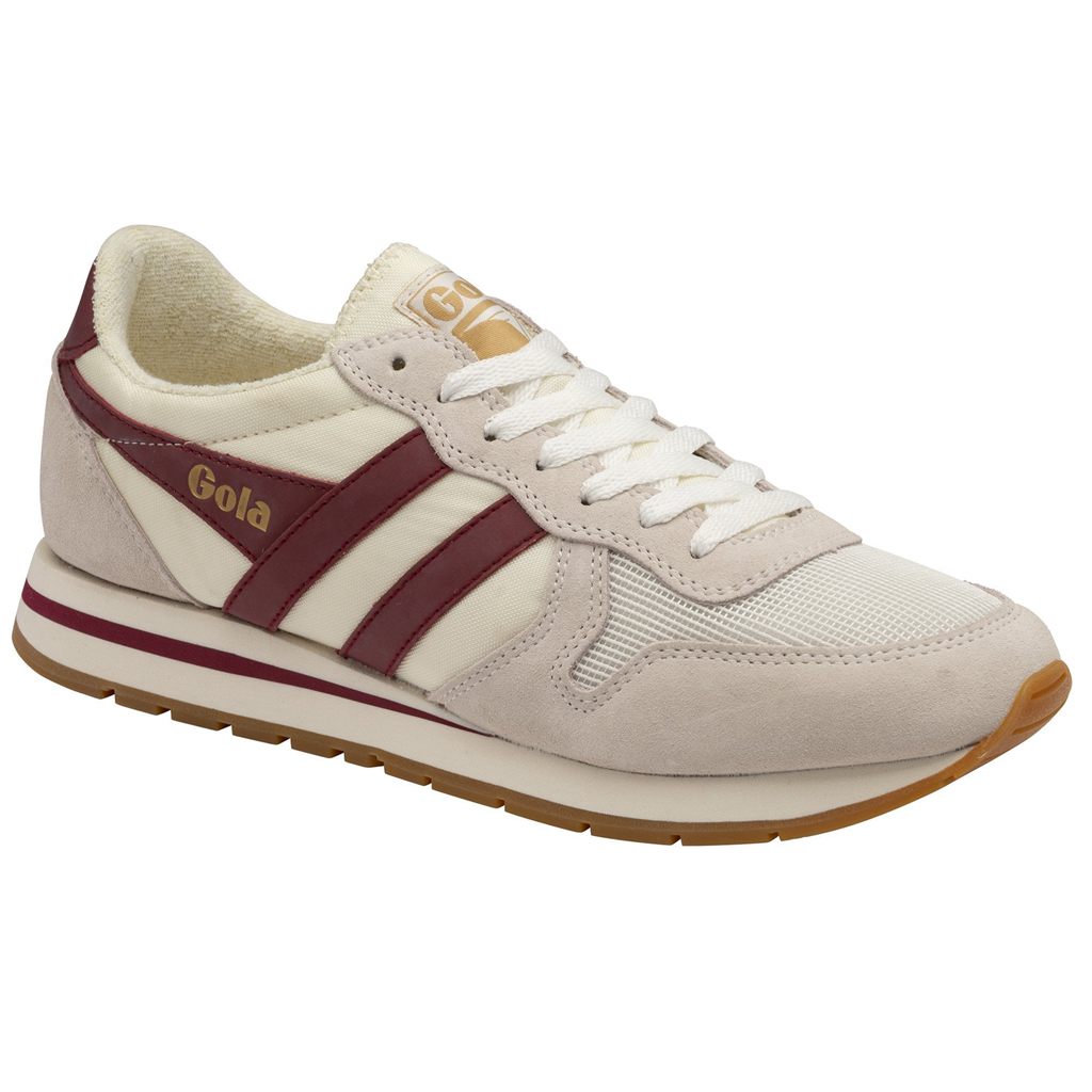 Gola Classics Daytona Sneakers Blancos Rojos Oscuro Mexico | VDC-365274