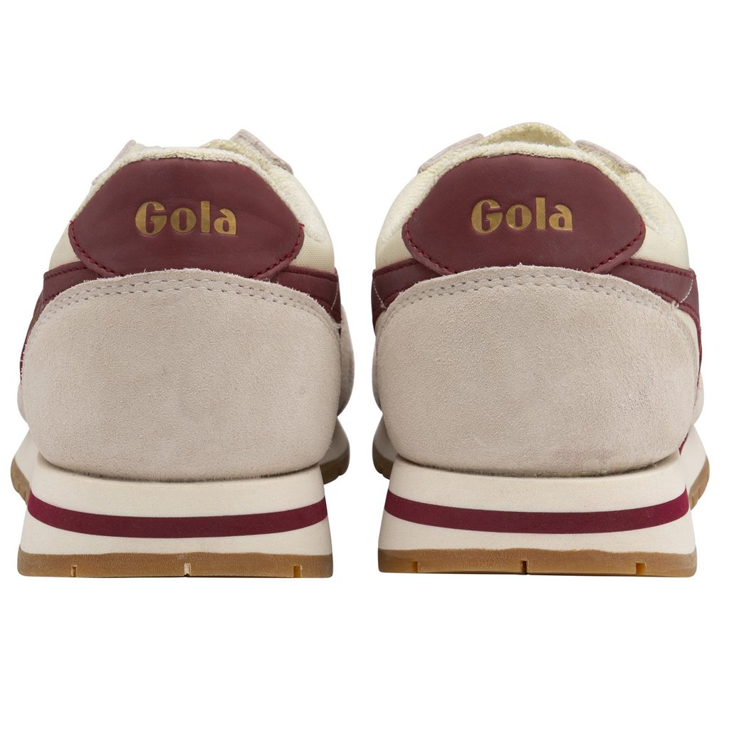 Gola Classics Daytona Sneakers Blancos Rojos Oscuro Mexico | VDC-365274