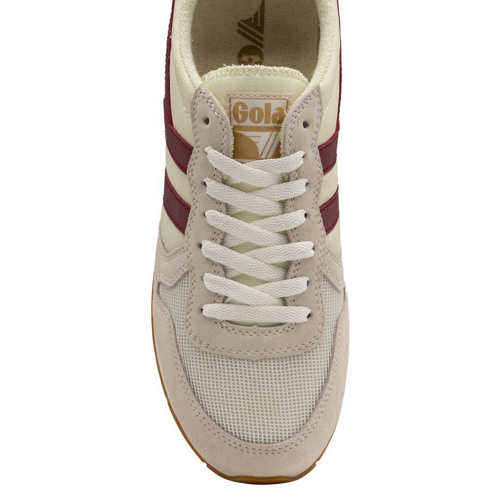 Gola Classics Daytona Sneakers Blancos Rojos Oscuro Mexico | VDC-365274