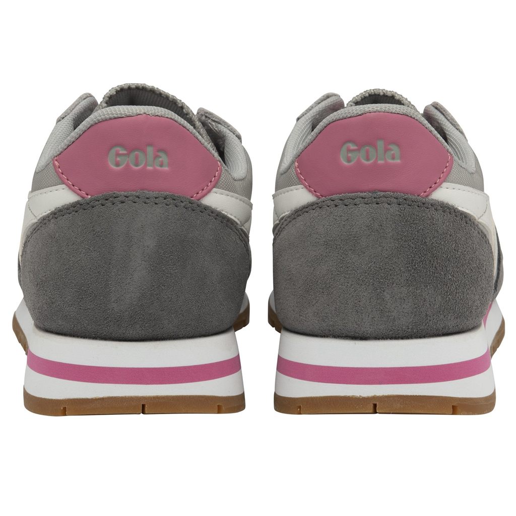 Gola Classics Daytona Sneakers Grises Claro Blancos Rosas Mexico | IYV-927568