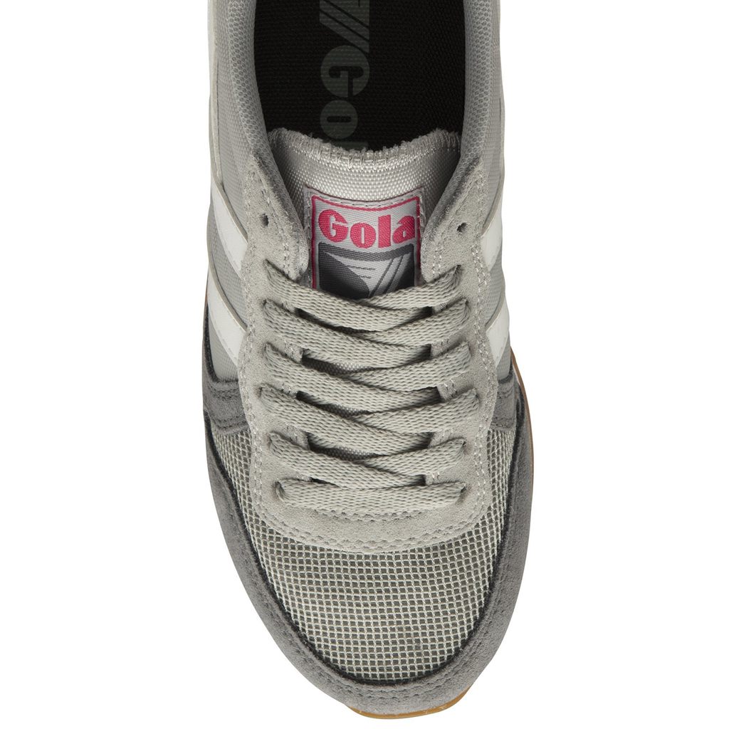 Gola Classics Daytona Sneakers Grises Claro Blancos Rosas Mexico | IYV-927568