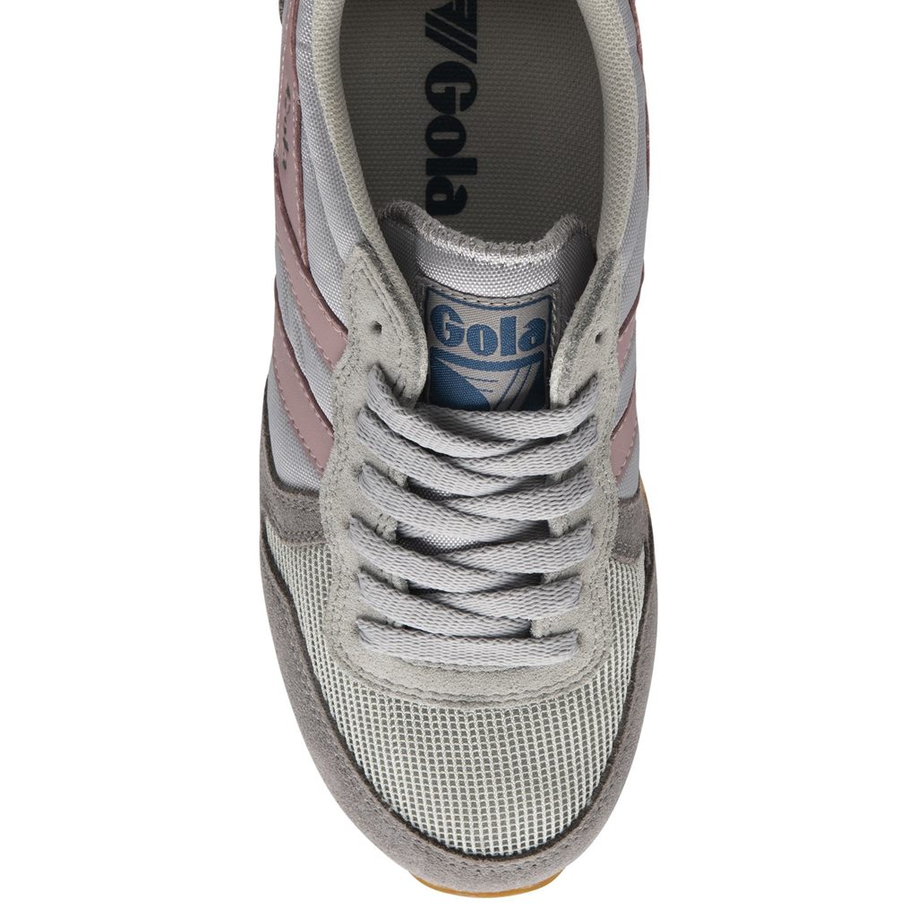 Gola Classics Daytona Sneakers Grises Claro Rosas Mexico | QZV-287349