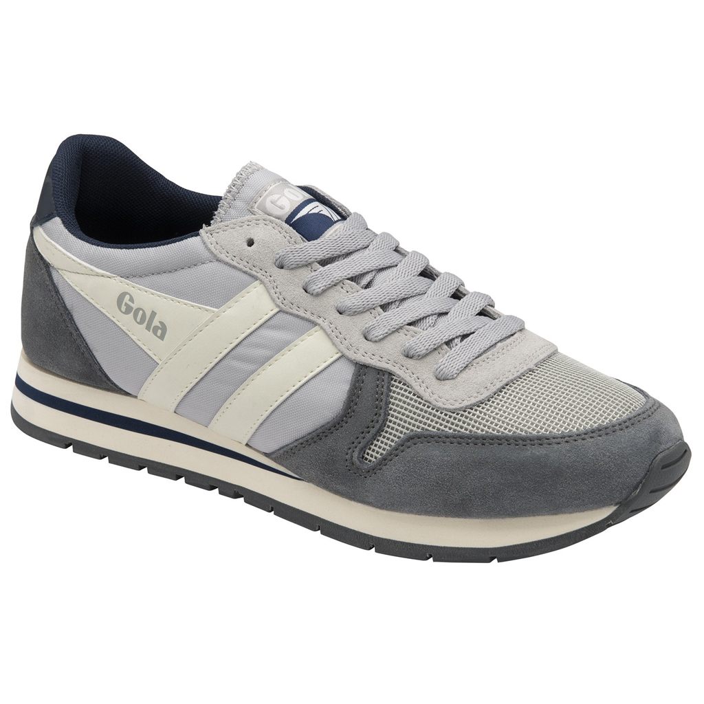 Gola Classics Daytona Sneakers Grises Claro Blancos Mexico | CGM-472361