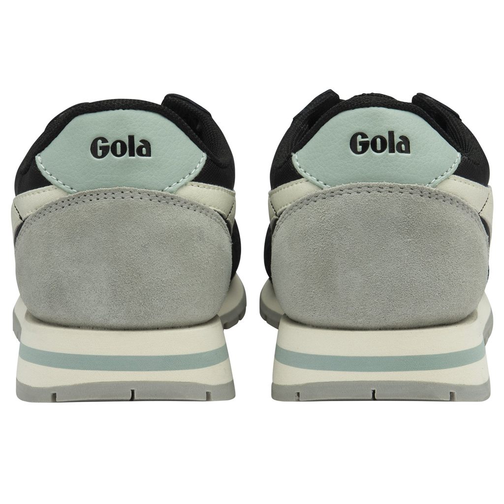 Gola Classics Daytona Sneakers Negros Blancos Mexico | OTI-401756