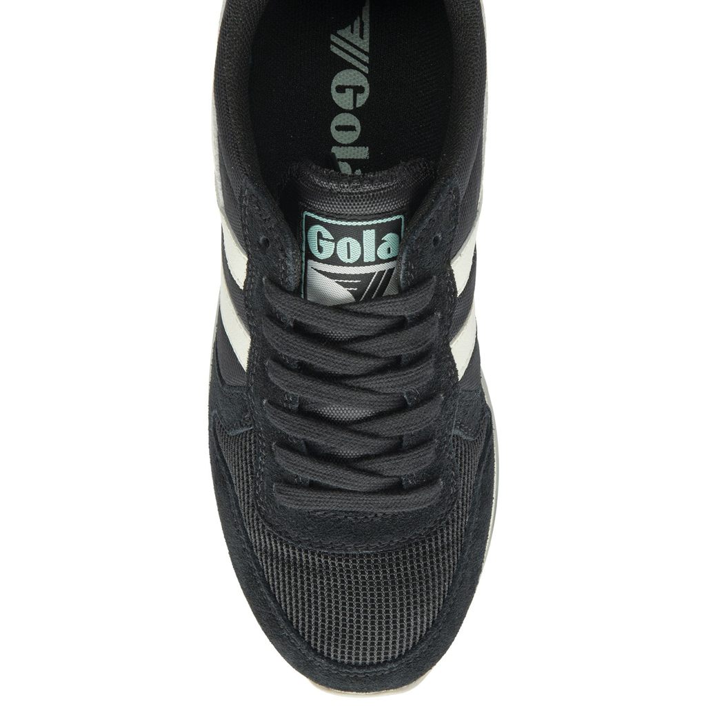 Gola Classics Daytona Sneakers Negros Blancos Mexico | OTI-401756