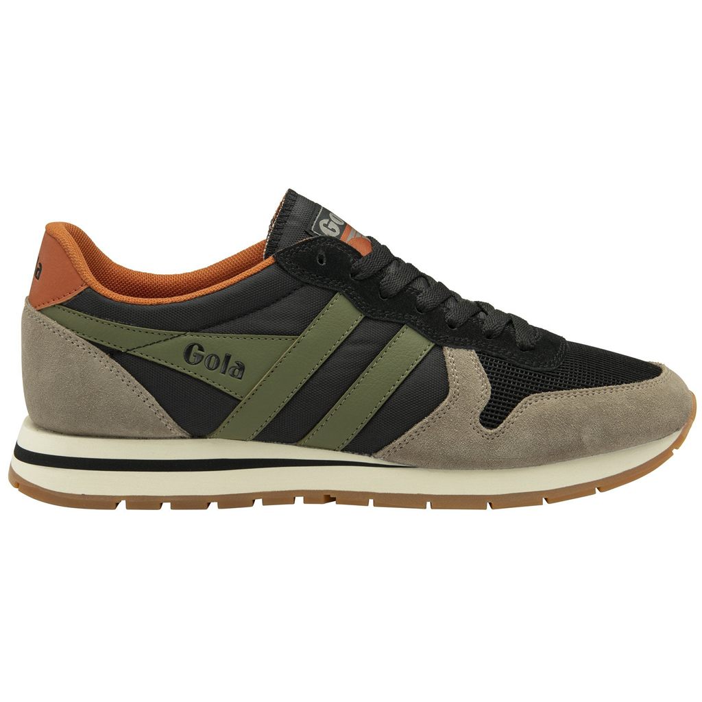 Gola Classics Daytona Sneakers Negros Kaki Mexico | QPM-281607