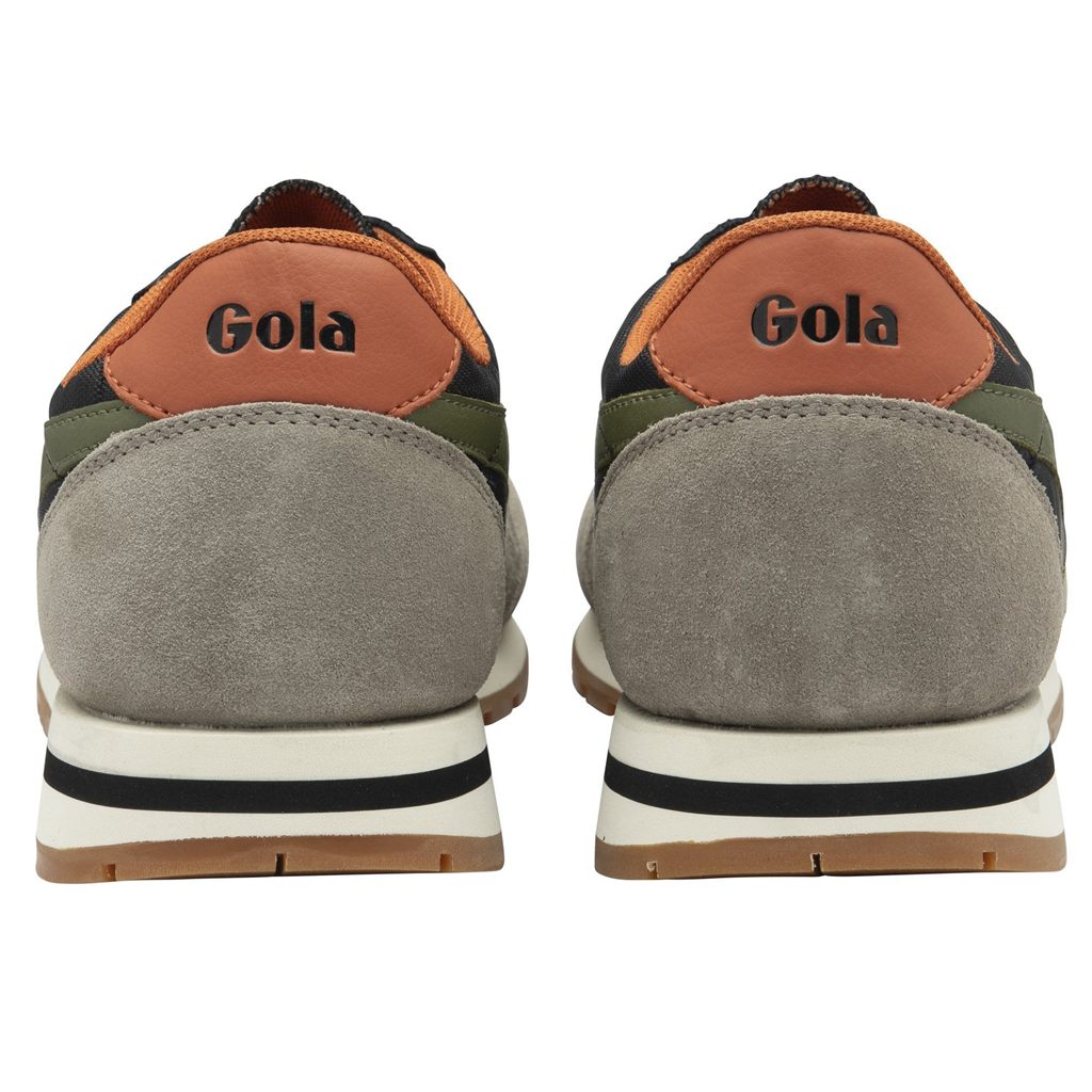 Gola Classics Daytona Sneakers Negros Kaki Mexico | QPM-281607