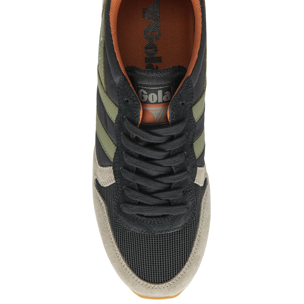 Gola Classics Daytona Sneakers Negros Kaki Mexico | QPM-281607
