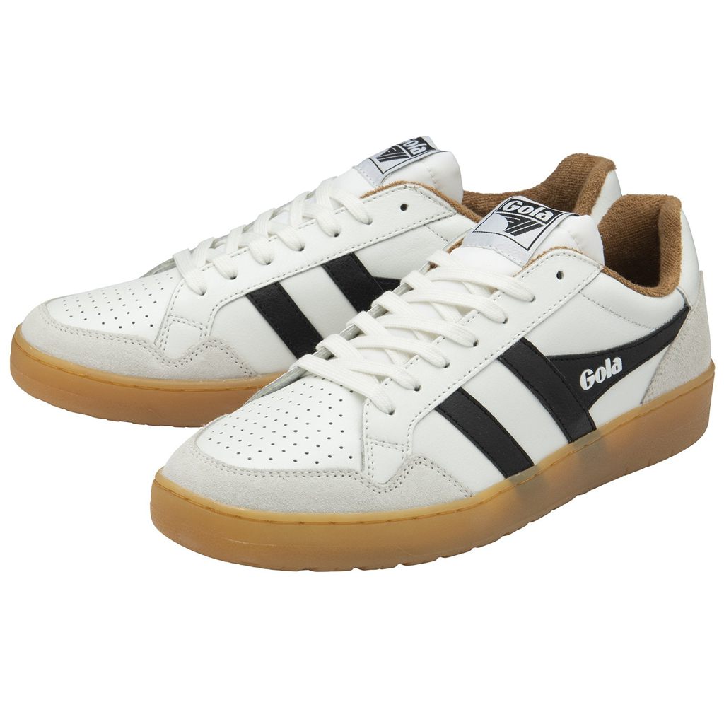 Gola Classics Eagle '86 Sneakers Blancos Negros Mexico | JOR-395042