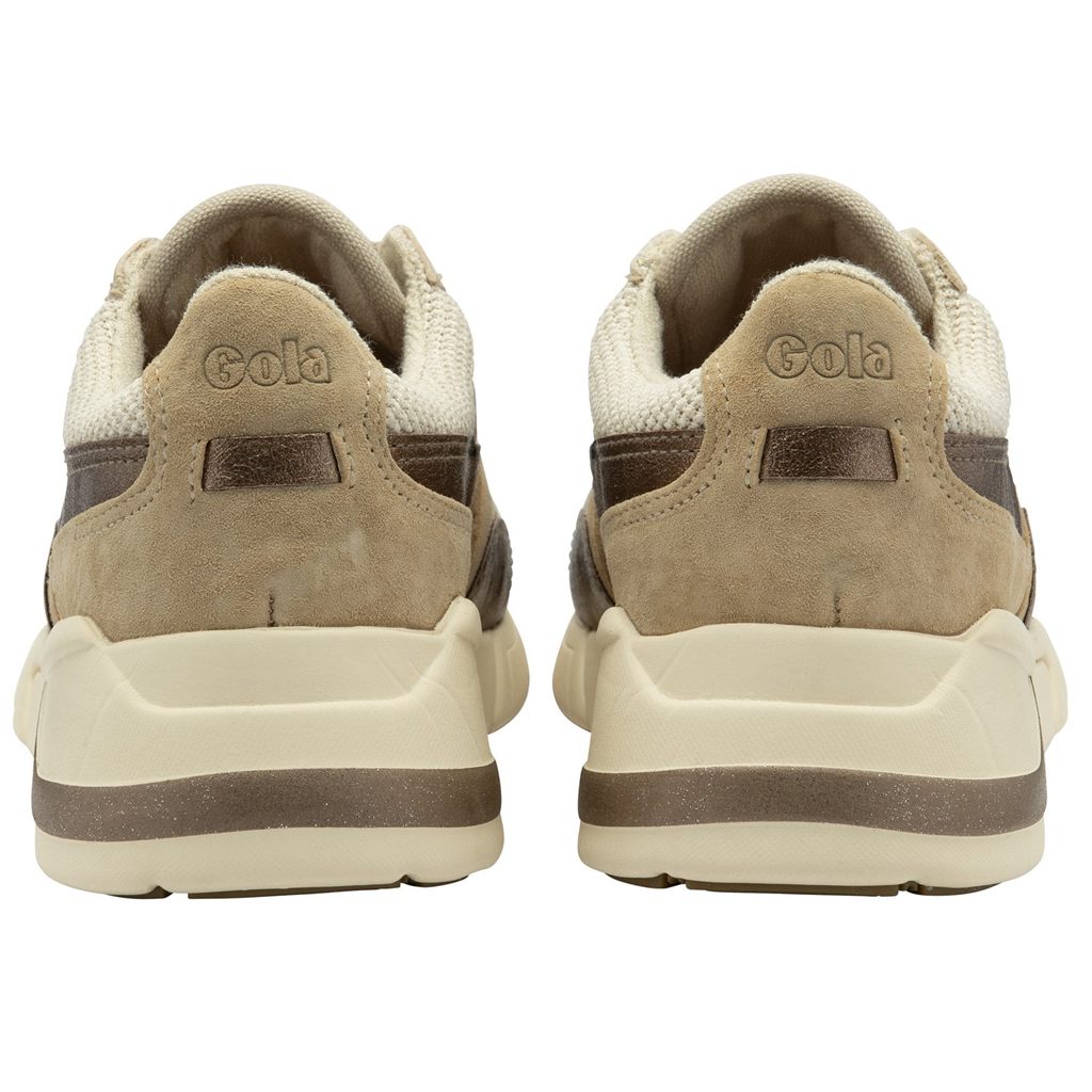 Gola Classics Eclipse Mode Sneakers Wheat Oat Bronze Mexico | FQA-604739