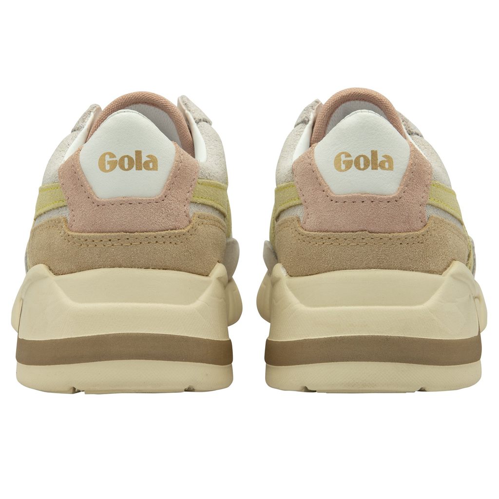 Gola Classics Eclipse Pure Sneakers Blancos Azules Rosas Mexico | EKB-057126