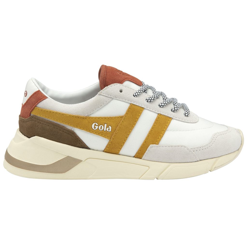 Gola Classics Eclipse Pure Sneakers Blancos Naranjas Mexico | WBE-836719