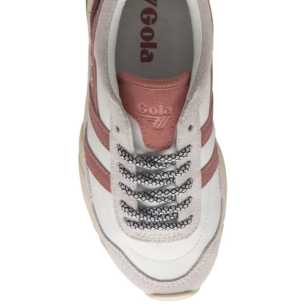 Gola Classics Eclipse Pure Sneakers Blancos Rosas Coral Rosas Mexico | BZH-125386
