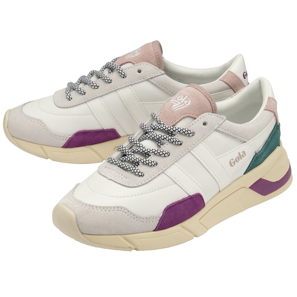 Gola Classics Eclipse Trident Sneakers Blancos Rosas Mexico | LVG-596108