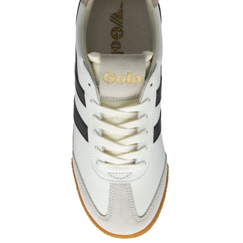 Gola Classics Elan Leather Sneakers Blancos Negros Rosas Mexico | RQP-105843