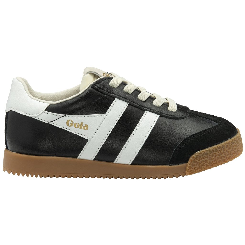 Gola Classics Elan Leather Sneakers Negros Blancos Mexico | RFO-185724