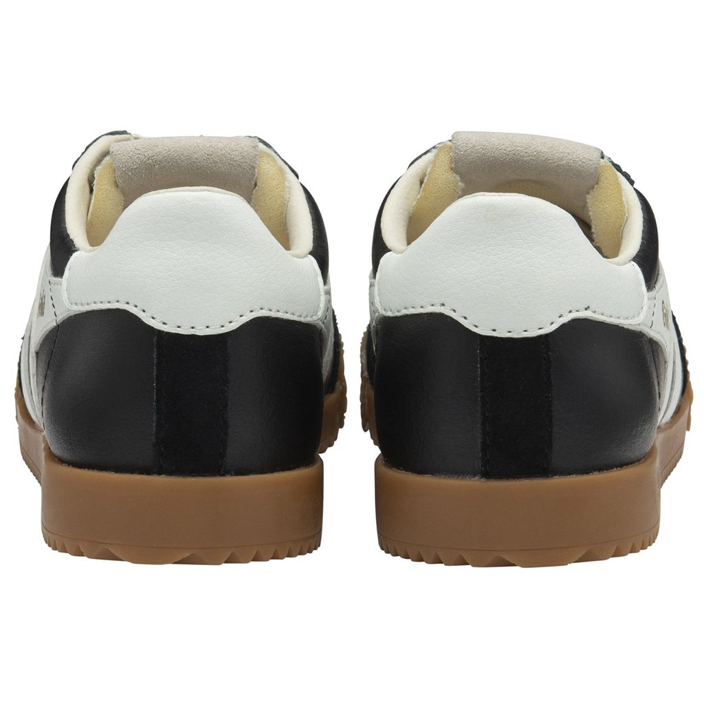 Gola Classics Elan Leather Sneakers Negros Blancos Mexico | RFO-185724